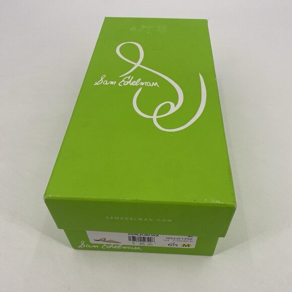 Sam Edelman Women's Size 6.5 Judie Ecru Silk Mules NIB - Picture 4 of 12